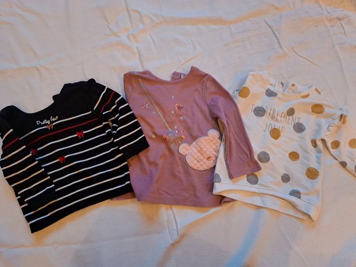 Lot de 3 pulls 12 mois