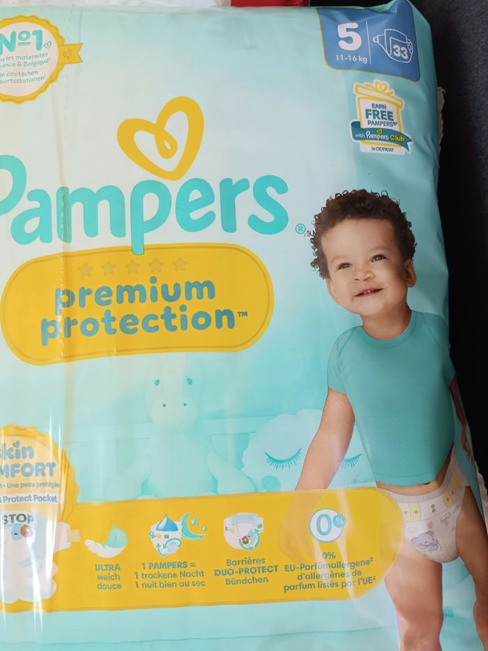 Pampers premium taille 5