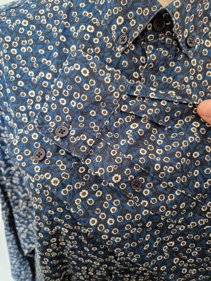 Chemise fleurie regular homme Brice taille L - photo numéro 3
