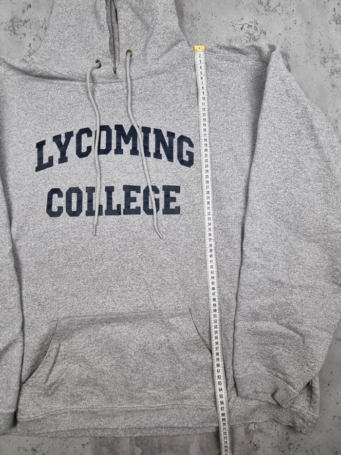 Pull à capuche universitaire Lycoming College – Gris – Taille XXXL Hommes (mesures en photos) - photo numéro 6