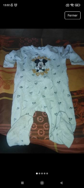 Pyjama bébé Mickey e40