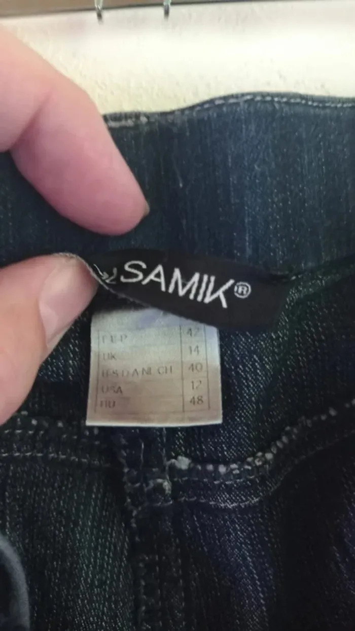 🌸Pantacourt en jean, Balsamik, taille 42 - photo numéro 2