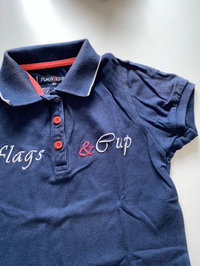 Polo d’équitation Flags&Cup T.10 ans - photo numéro 3