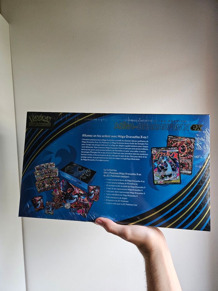 x1 SPC ME02 Méga Évolution Flammes Fantasmagoriques - Mega Dracaufeu | Super Premium / Coffret Ultra Premium Français ✨️ - photo numéro 4