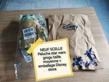 Peluche star wars grogu neuf scelle