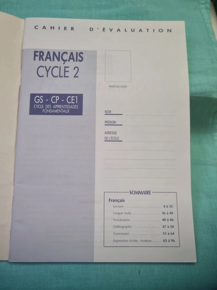 Français cycle 2 - photo numéro 3
