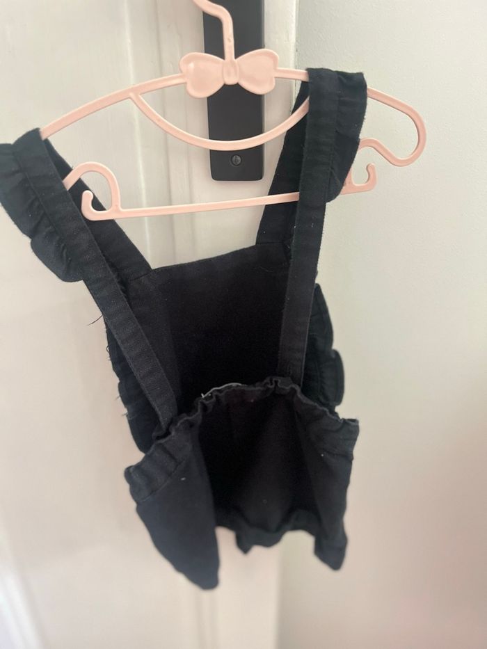 Salopette short noire