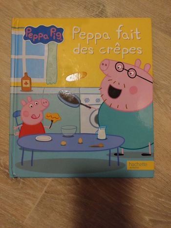 Livre Peppa pig fait des crêpes