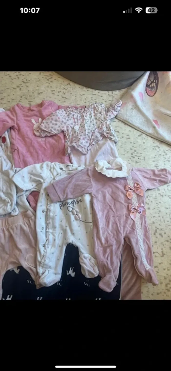Pyjama bébé fille 1 mois - photo numéro 4