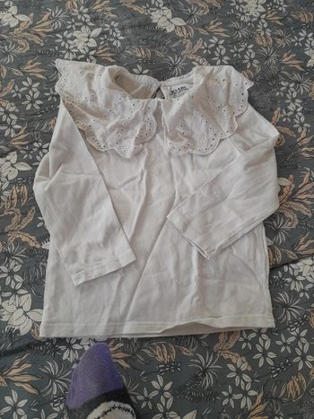 T-shirt à col 24 mois