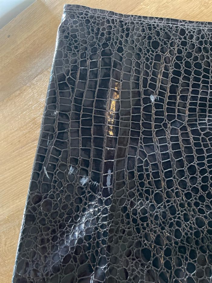 Sac à main Cuir style crocodile - photo numéro 3