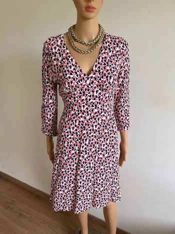 Robe imprimée avec manches 3/4 Kookai taille 36 TBE