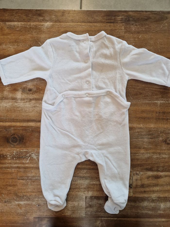 Pyjama velours - 3  mois - photo numéro 2