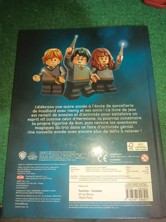 Lego livre jeux Harry potter " aventure et jeux a Poudlard" - photo numéro 2