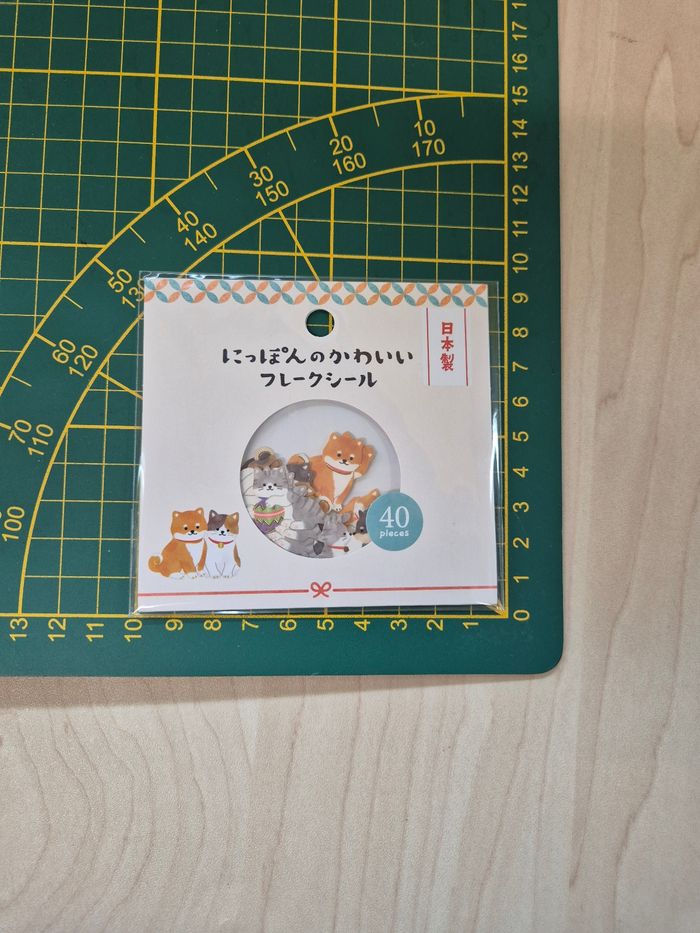 Stickers "Nippon Kawaii Flake Seals" : Shibaneko - photo numéro 5