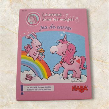 Jeu de Cartes Licornes dans les nuages