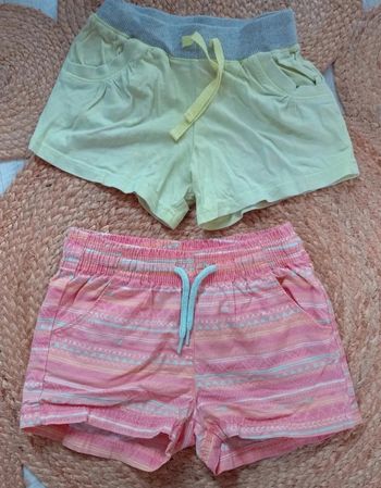 Lot de 2 shorts fille 5 ans
