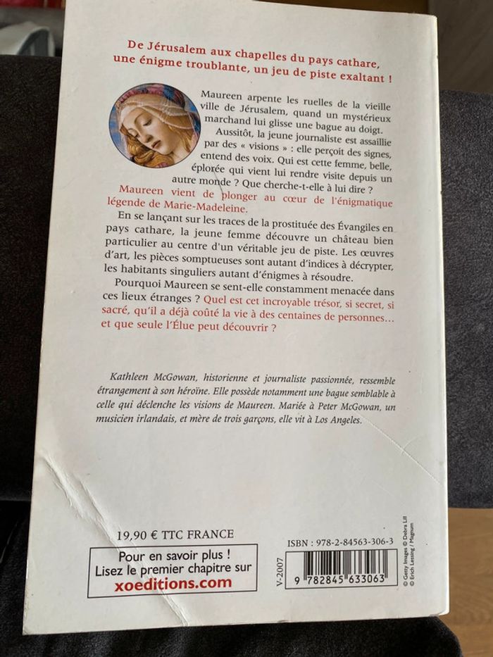 Marie-Madeleine le livre de l'élue Par Kathleen Mc Gowan - photo numéro 2
