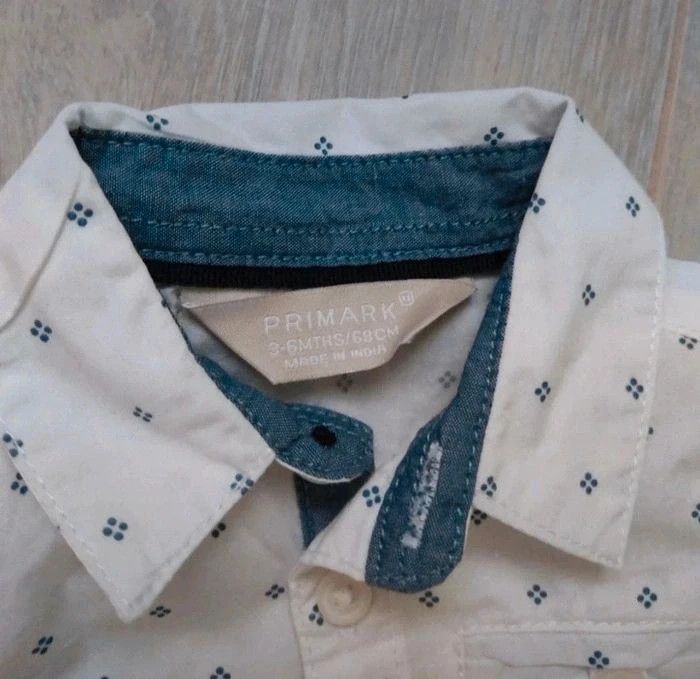 Ensemble chemise+ pantalon neuf Primark 6 mois - photo numéro 3