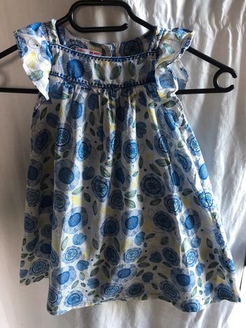 #Robe #24 mois #dpam #coton #fleurs