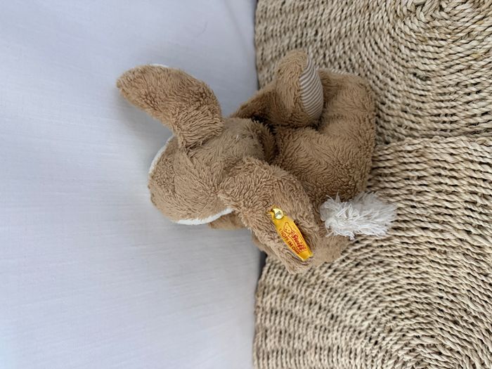 Steiff - Peluche - Petit Floppy de Lapin Hoppel - Brun Clair - photo numéro 2