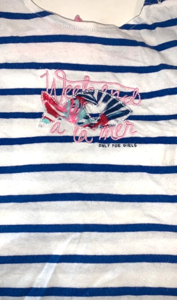 T-shirt legging fille Weekend à la Mer - photo numéro 2