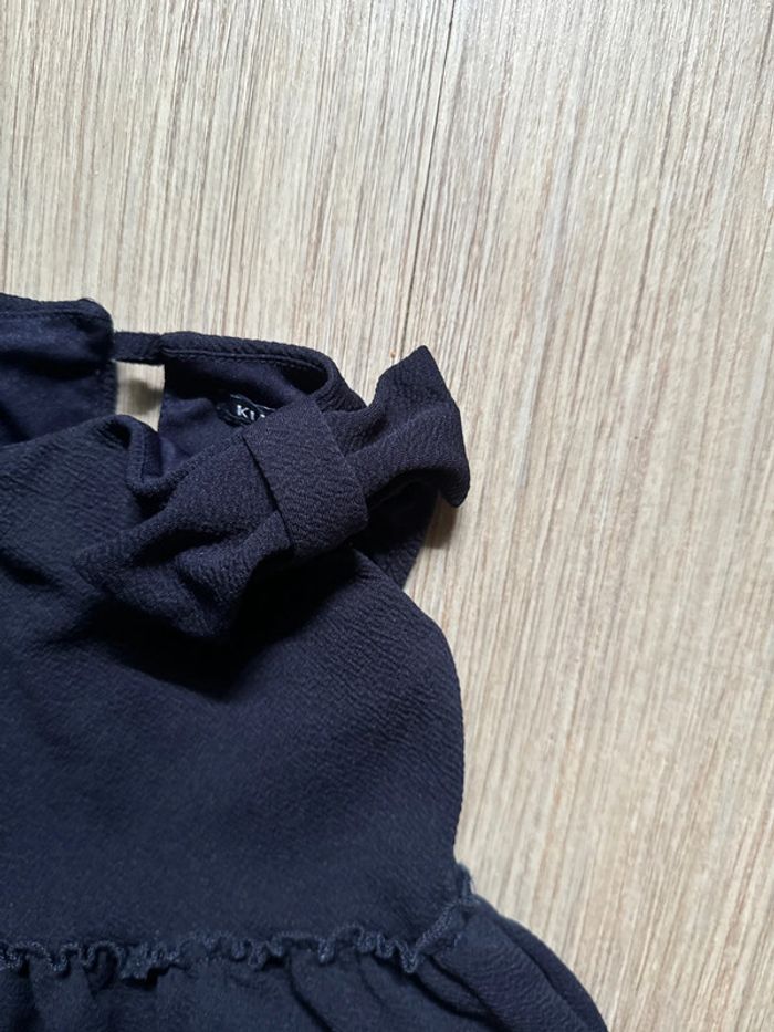 Robe bleu marine. 12 mois très bon état - photo numéro 4