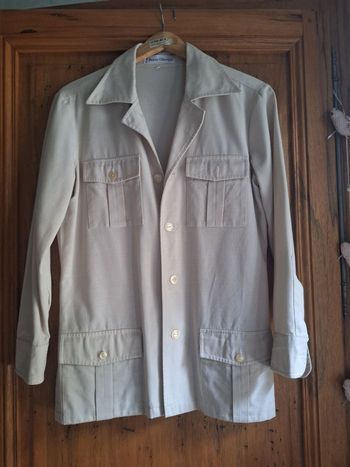 Veste style saharienne vintage Pierre Clarence