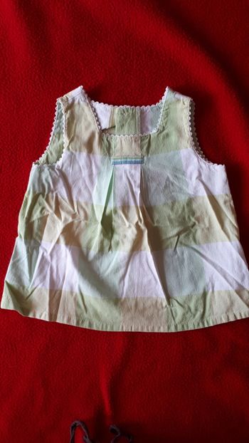 Blouse à carreaux 6 mois