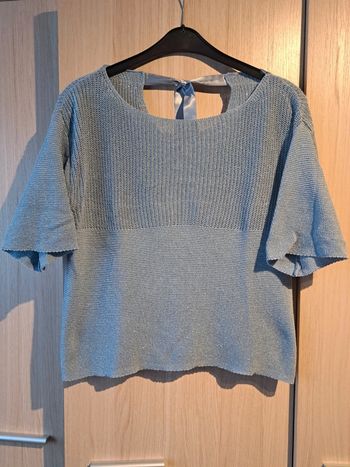 Pull Bleu scintillant (taille unique)