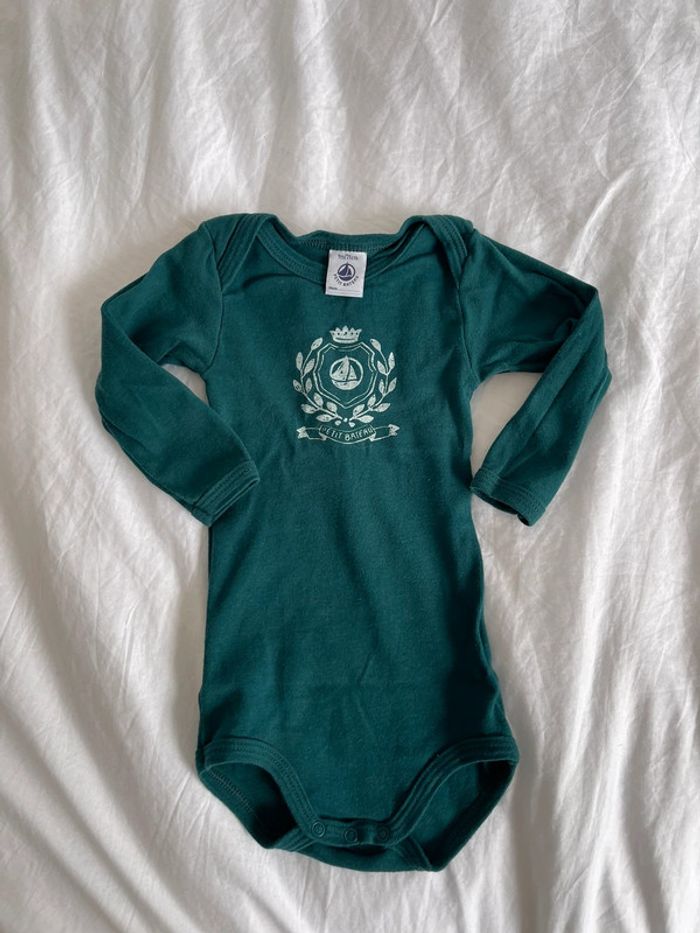 Lot de 3 bodies Petit Bateau 9 mois - photo numéro 3