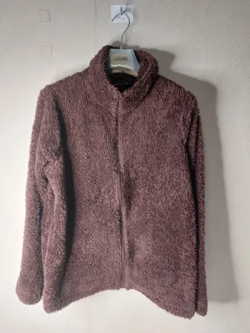 Veste douce bordeau "Kiabi"