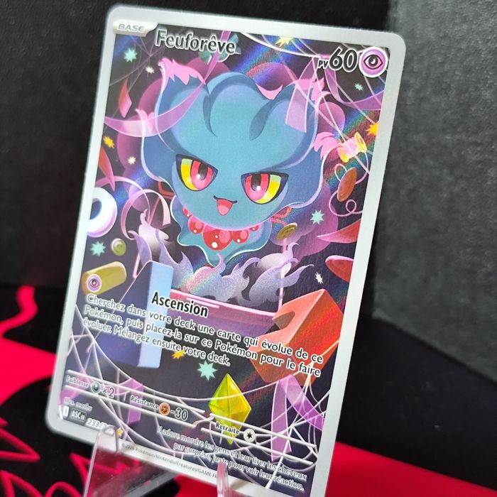 Carte pokémon neuve 🇨🇵 Feuforeve 233/217 Héros transcendants - photo numéro 3