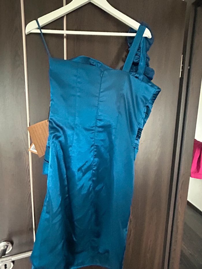 Robe Cocktail bleue roi - photo numéro 2