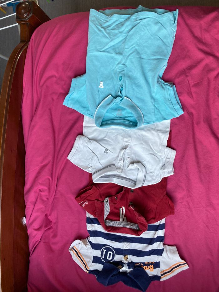 4 polos manches courtes