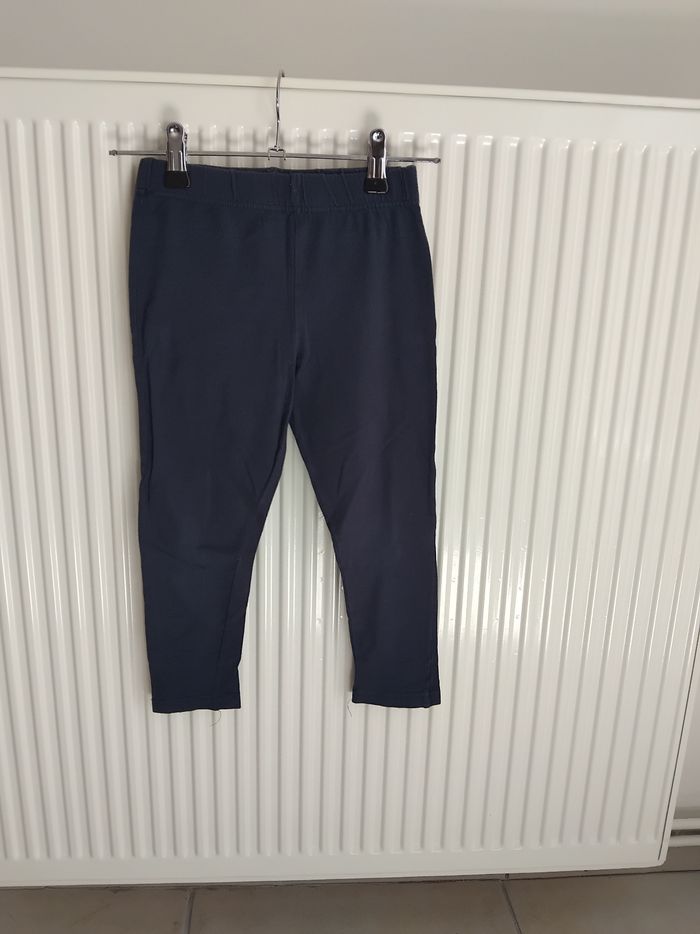 Legging bleu marine fille 6/7 ans
