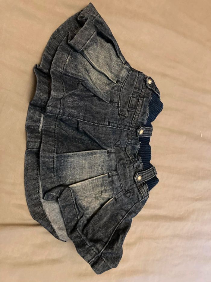 Jupe en jean plissée 4 ans - photo numéro 2