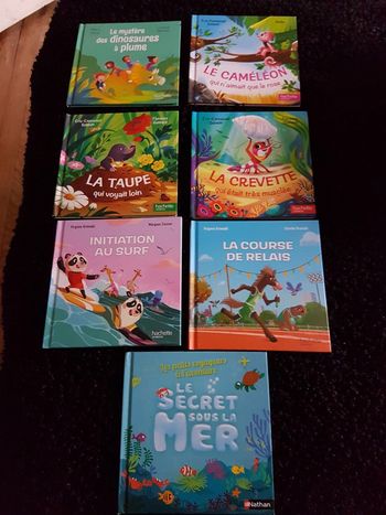Lot de 7 livres mc Donald