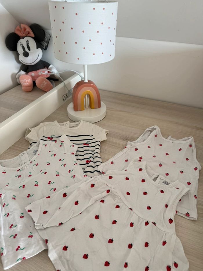 Lot T-shirt été fruits