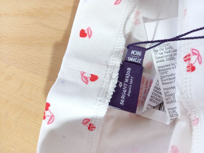 🍒 NEUF Legging 3 ans Sergent Major - Bouquet de cerises - photo numéro 5
