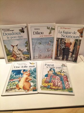 Lot de 5 livres histoires pour enfants de 3 à 4 ans