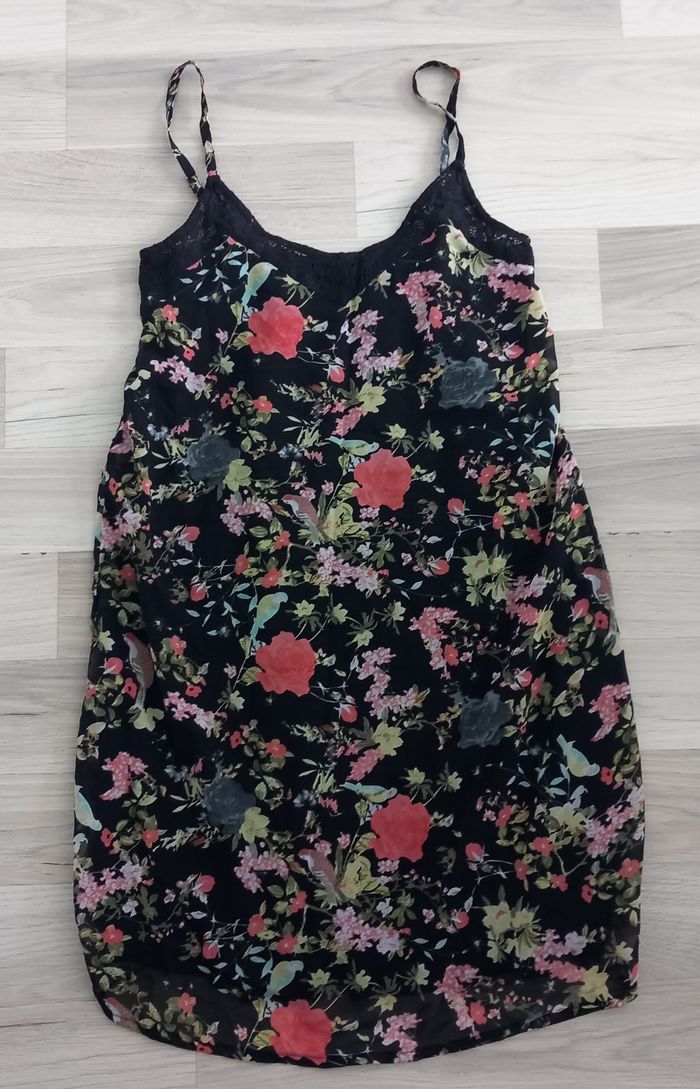 Robe à motifs à bretelles Kiabi taille M - photo numéro 1