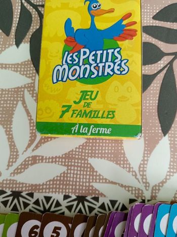 Lot de 2 jeux de cartes 7 familles