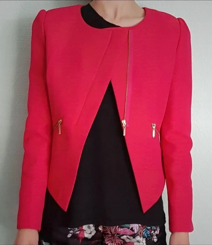 Blazer rose framboise