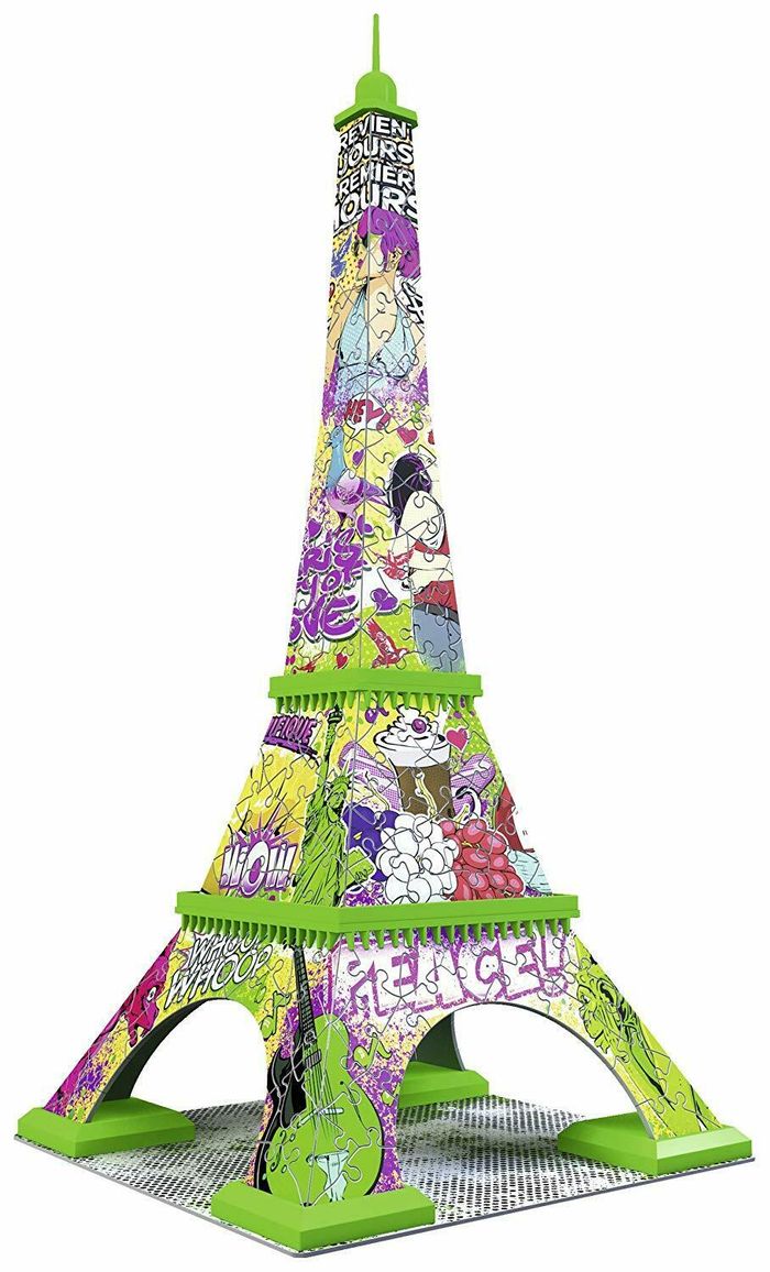 Ravensburger  Puzzle 3D Tour Eiffel Pop Art  216 Pièces 12598 - photo numéro 2