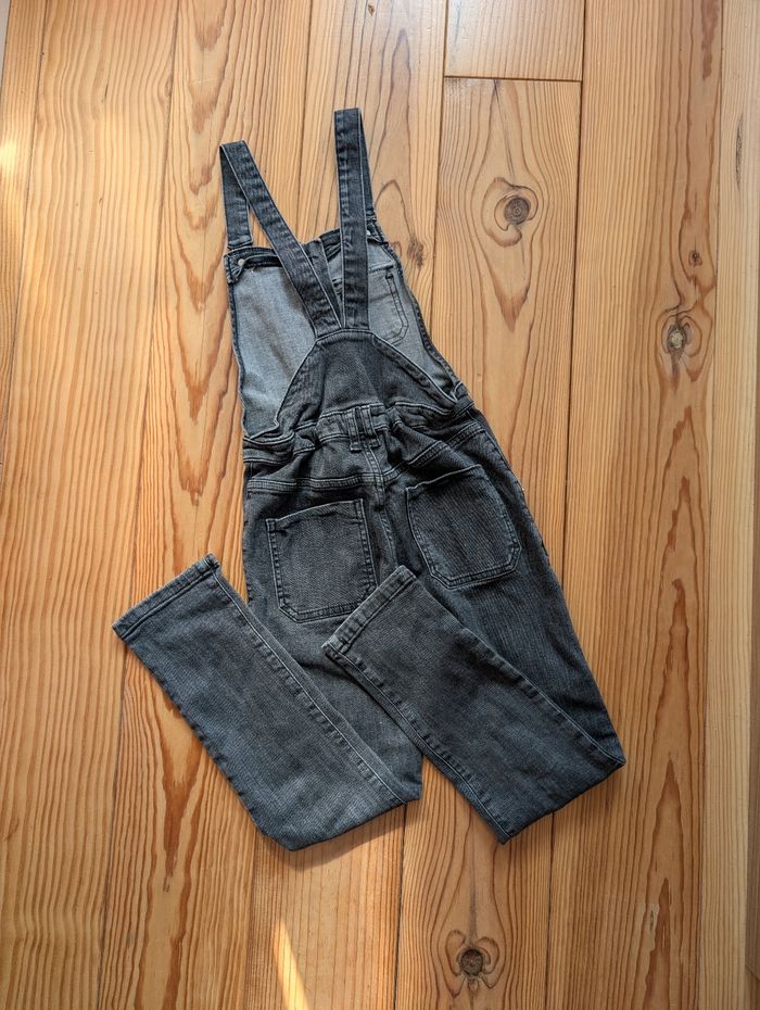 Salopette gris, noir Zara - photo numéro 4