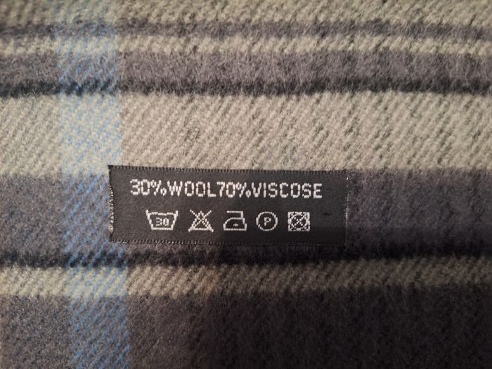 Écharpe carreaux laine - photo numéro 3