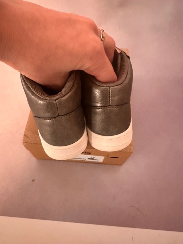 Chaussure victoria basket argenté t 25 - photo numéro 5