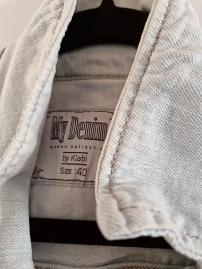 Veste en jean clair - photo numéro 3
