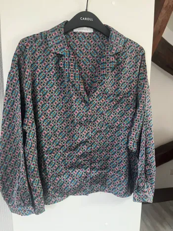 Chemise effet satiné
